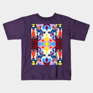 Colourful abstract design 2071 Kids T-Shirt